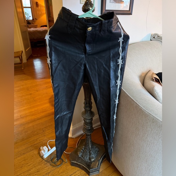 Fashion Brand Company Pammy Faux Leather Pants - Picture 5 of 7